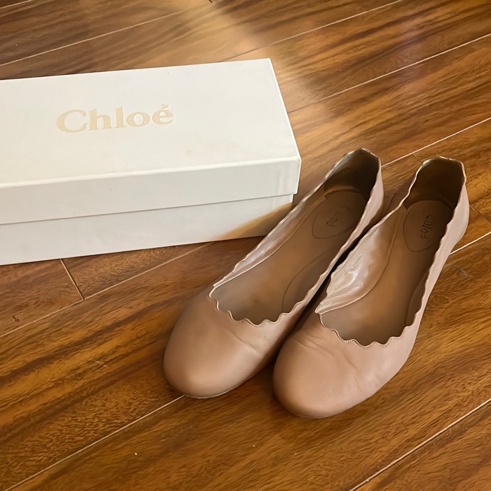 Chloe ballet slippers.